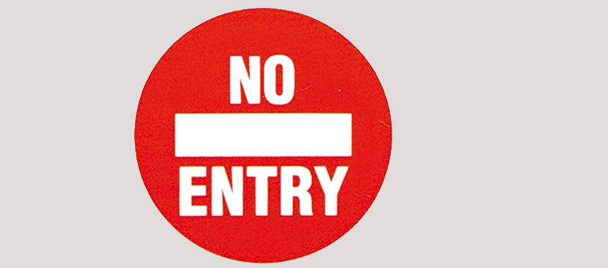 No Entry to Diseases